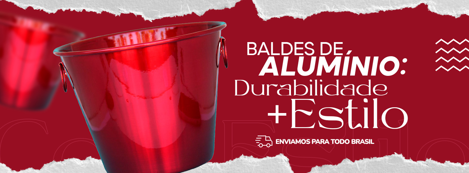 Baldes de Alumínio