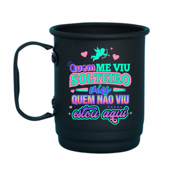 Caneca de Alumínio 400ml - Personalizada