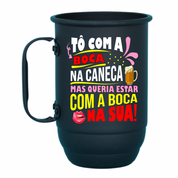 Caneca de Alumínio 600ml - Personalizada