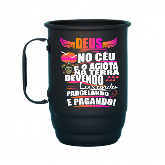 Caneca de Alumínio 850ml - Personalizada